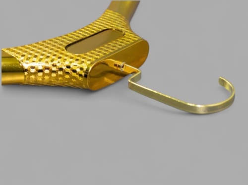 805В(gold) Вешалка-плечики для одежды, золото, L=44 см фото 4