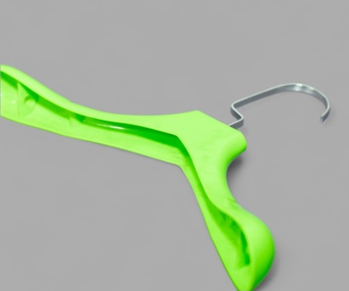 SS-K02 Вешалка-плечики пластиковая с металлическим крючком фото 2