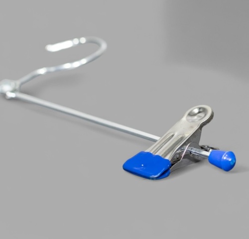 8874-B350 Вешалка с зажимами брючная металлическая фото 2