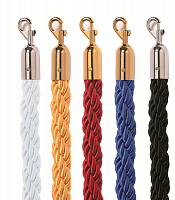 WC Канат кродель (плетеный)  для ограждения с карабинами, 1,5 м