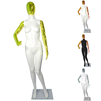 FG-11-MB Манекен женский матовый, комбинированный