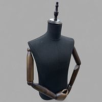 PPM-01 Манекен порт-демонстр. мужской без головы, с металл. держателями обуви и брюк, шарнирные руки