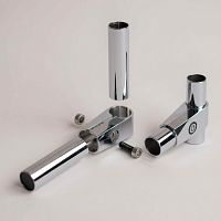 UNO-01 Chrome(R42M) Зажим хром для труб в 3-х направлениях