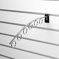 Кронштейн наклонный с 6-ю кольцами, d=8мм, длина 400мм  A148-400 