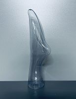 H-302 Манекен ноги женской для носков, пластик прозрачный H-36 см