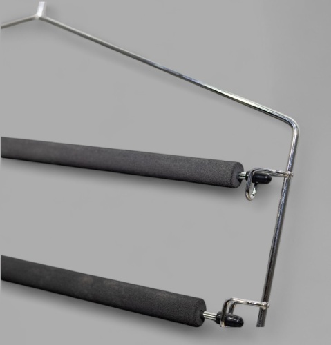 H34-3 Вешалка для брюк в поролоновой оболочке 3-х ярусная 