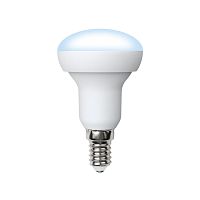 Лампа светодиодная.Форма "Рефлектор",матовая колба.Цвет свечения белый.LED-R50-6W/NW/E14/FR/O