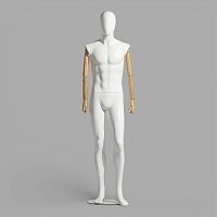 JMP-9NA Манекен мужской с деревянными руками
