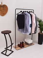 Отрада-1 Вешалка напольная с полкой для обуви из ЛДСП