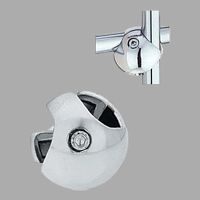 JOK-31DX(R6) Chrome Зажим хром для 2-х труб, крестовой, правый