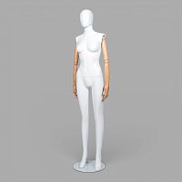 JWP-13NA Манекен женский с деревянными руками