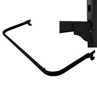 MB-2240C(GL38) Перекладина черная дистанционная овальная П-образная L=1200 мм 