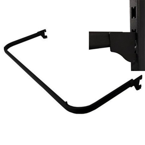 MB-2240A(GL38) Перекладина черная дистанционная овальная П-образная L=900 мм