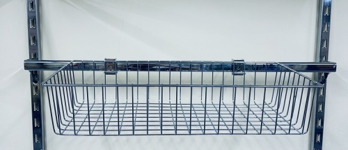 Корзина черная на овальную трубу 30*15 мм MB-U6012
