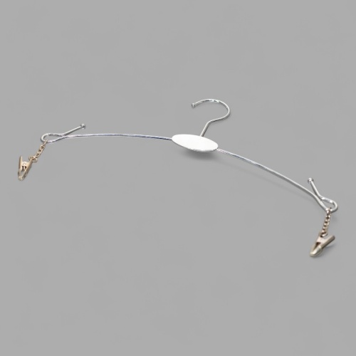 8010 Вешалка бельевая цвет серебро фото 8