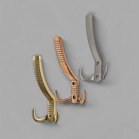 К-3 Крючок пристенный для одежды 3-х рожковый