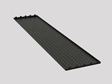 StaV Black Панель стеновая черная перфорированная универсальная 95х25 см