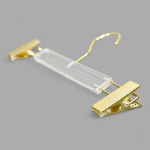 TM-95 Вешалка из оргстекла с зажимами для брюк и юбок L-320 мм