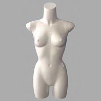 FTA-7 Торс женский глянцевый объемный с бедром