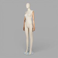 JWP13-QF Манекен женский тканевый с деревянными руками
