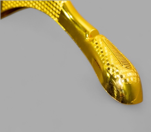 806В(gold) Вешалка-плечики для одежды, золото, L=39 см фото 3