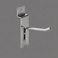 5001 Крючок на экономпанель 50 мм, диаметр 6 мм (хром)
