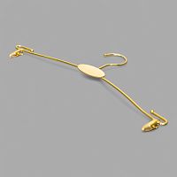 8011 Вешалка бельевая цвет золотой