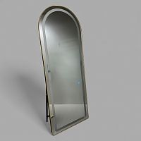 16060-Oval Зеркало напольное с LED подсветкой, два режима освещения, закругленная форма, 1600*600 мм