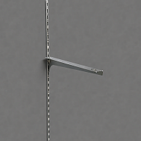 M33sx-350 Кронштейн левый, для полок из дсп и стекла L-350 мм