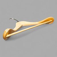 A-44/5D/M Вешалка-плечики деревянная с перекладиной