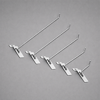 K06-200(K004) Крючок на экономпанель 200 мм, диаметр 4 мм, хром