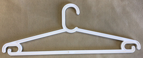 В-406 Вешалка-плечики взрослая плоская L-400 мм