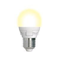 LED-G45 7W/WW/E27/FR PLP01WH Лампа светодиодная .Форма "шар",матовая.Серия ЯРКАЯ.Белый цвет