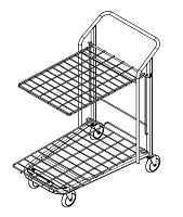 ТГ-643250Тележка грузовая, 250 кг