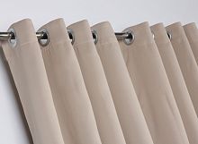 ШТОРА-1-Б Штора для примерочной на люверсах малая "Блэкаут обычный" 1950х1350 мм