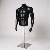 XM-1T Торс мужской объемный с руками на подставке