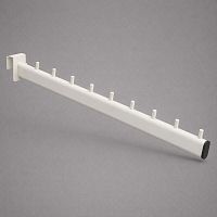 MW-U646 Кронштейн Белый на овальную трубу 7 штырьков Наклонный