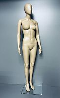 F10/HC-1 Манекен женский пластиковый, безликий (бюджетный)