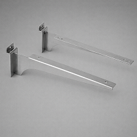 5106 SX/DX Кронштейн под полку (левый/правый) на экономпанель 405 мм (хром)