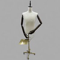 PPM-01 Манекен порт-демонстр. мужской без головы, с металл. держателями обуви и брюк, шарнирные руки