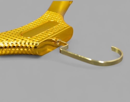 806В(gold) Вешалка-плечики для одежды, золото, L=39 см фото 4