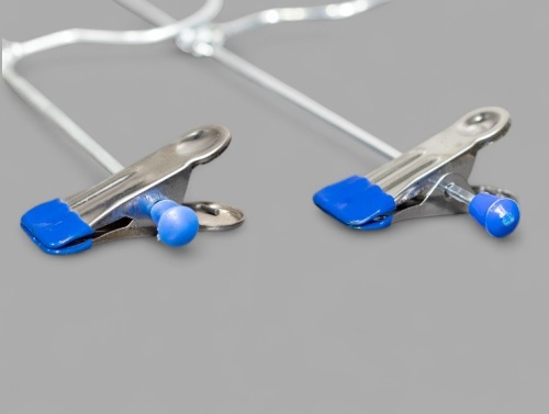 8874-B350 Вешалка с зажимами брючная металлическая фото 4