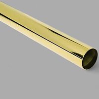 MG-4001Р(0,8) Труба золотистая 3 метра, д=25мм, толщина стенки: 0,8+/-0,1 мм