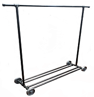 ВЛ-100 Вешало "Лофт" для одежды одноярусное на колесах