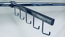 U5015-5 Кронштейн с крючками (5 крючков) на овальную трубу