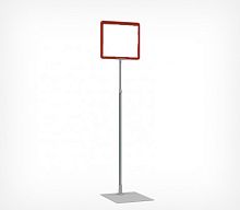 СИН-А4 Стойка информационная, напольная, раздвижная, 60-90 см, А4