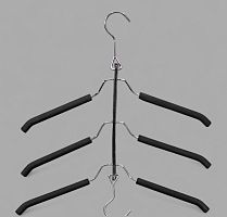 H47-3 Вешалка для одежды в поролоновой оболочке 3-х ярусная 