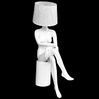 OWHS-02 Манекен женский глянцевый сидящий (под абажур)