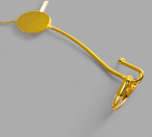 8011 Вешалка бельевая цвет золотой фото 2