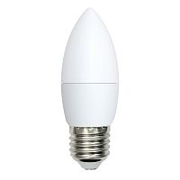 Лампа светодиодная, форма свеча матовая. Белый свет (4000К) LED-C37-8W/NW/E27/FR/O